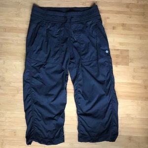 Lululemon Studio Crop, Black, Size 6